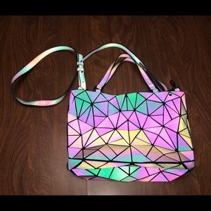 Holographic Purse Shoulder Bag with Strap